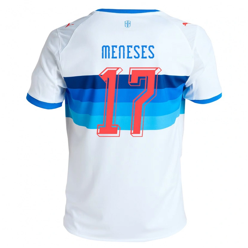 Danxen Criança Camisola Joaquín Meneses #17 Branco Azul Celeste Principal 2026/27 Camisa