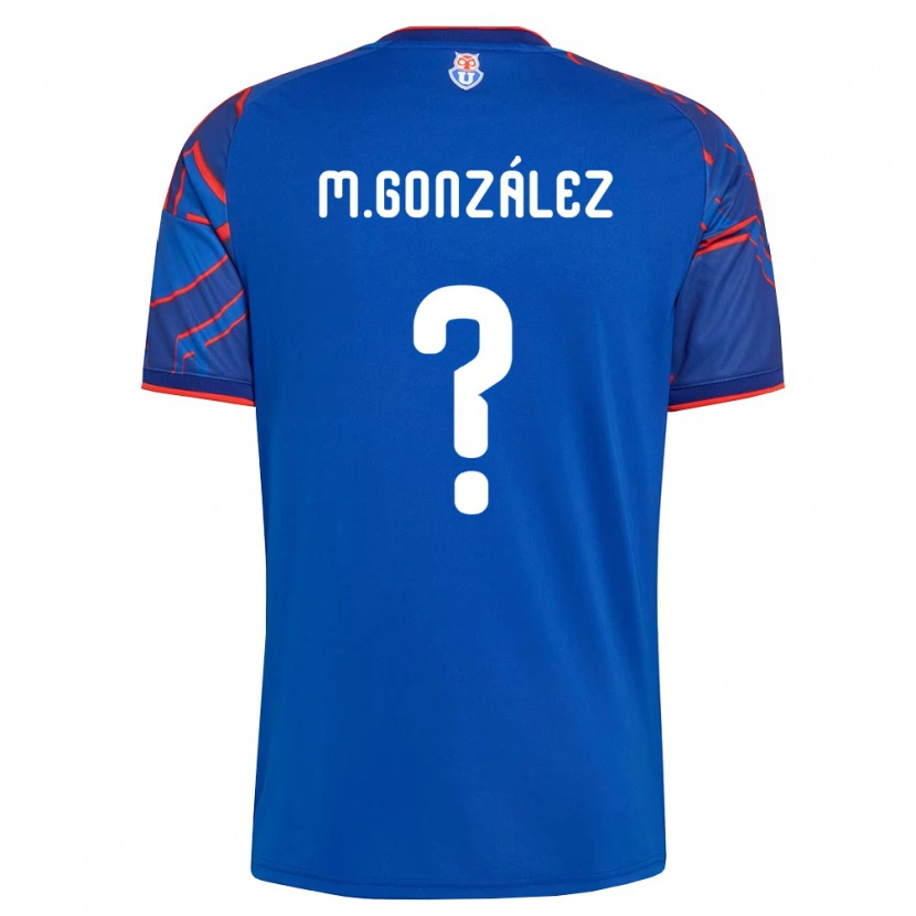 Danxen Criança Camisola Matías González #0 Azul Real Vermelho Principal 2026/27 Camisa