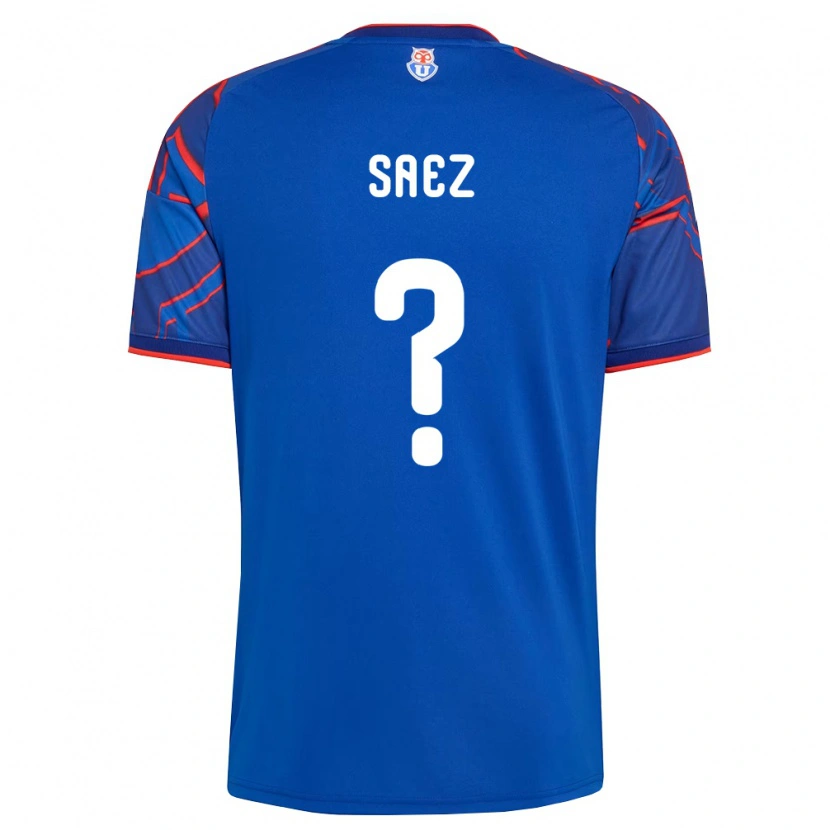 Danxen Criança Camisola Ignacio Sáez #0 Azul Real Vermelho Principal 2026/27 Camisa