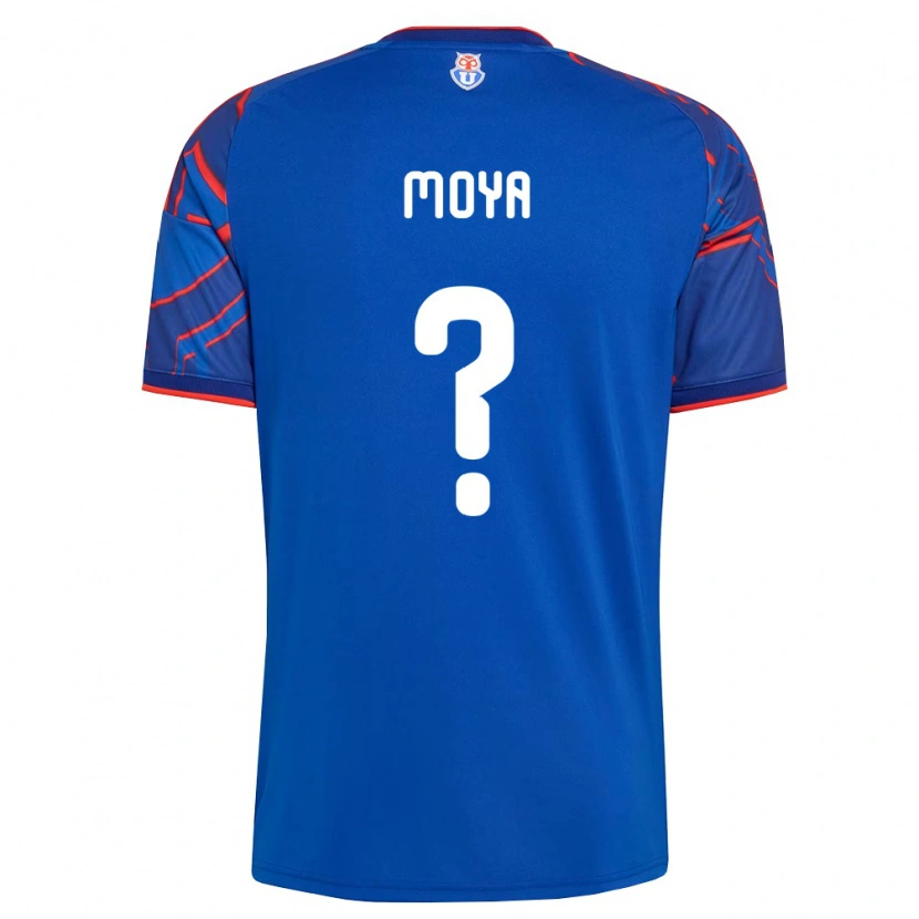 Danxen Criança Camisola Flavio Moya #0 Azul Real Vermelho Principal 2026/27 Camisa