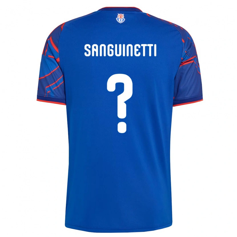 Danxen Criança Camisola Fernando Osorio Sanguinetti #0 Azul Real Vermelho Principal 2026/27 Camisa