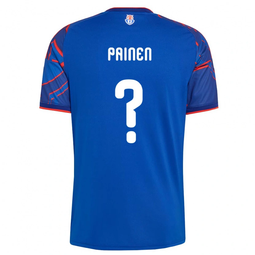 Danxen Criança Camisola Sebastián Painen #0 Azul Real Vermelho Principal 2026/27 Camisa