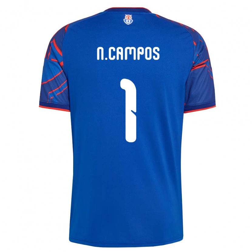 Danxen Criança Camisola Natalia Campos #1 Azul Real Vermelho Principal 2026/27 Camisa