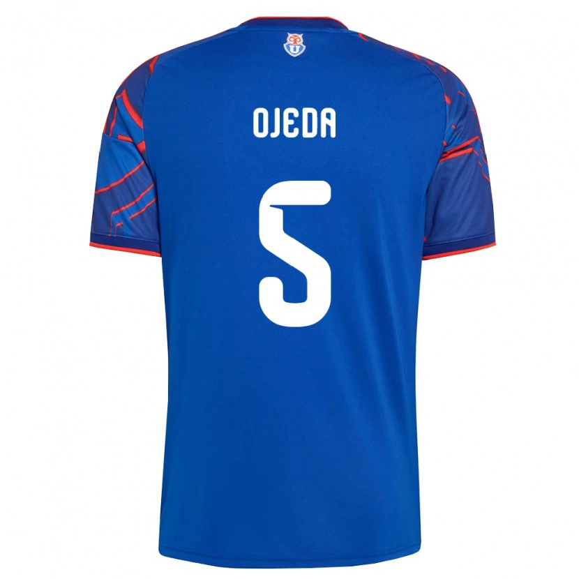 Danxen Criança Camisola Emmanuel Ojeda #5 Azul Real Vermelho Principal 2026/27 Camisa