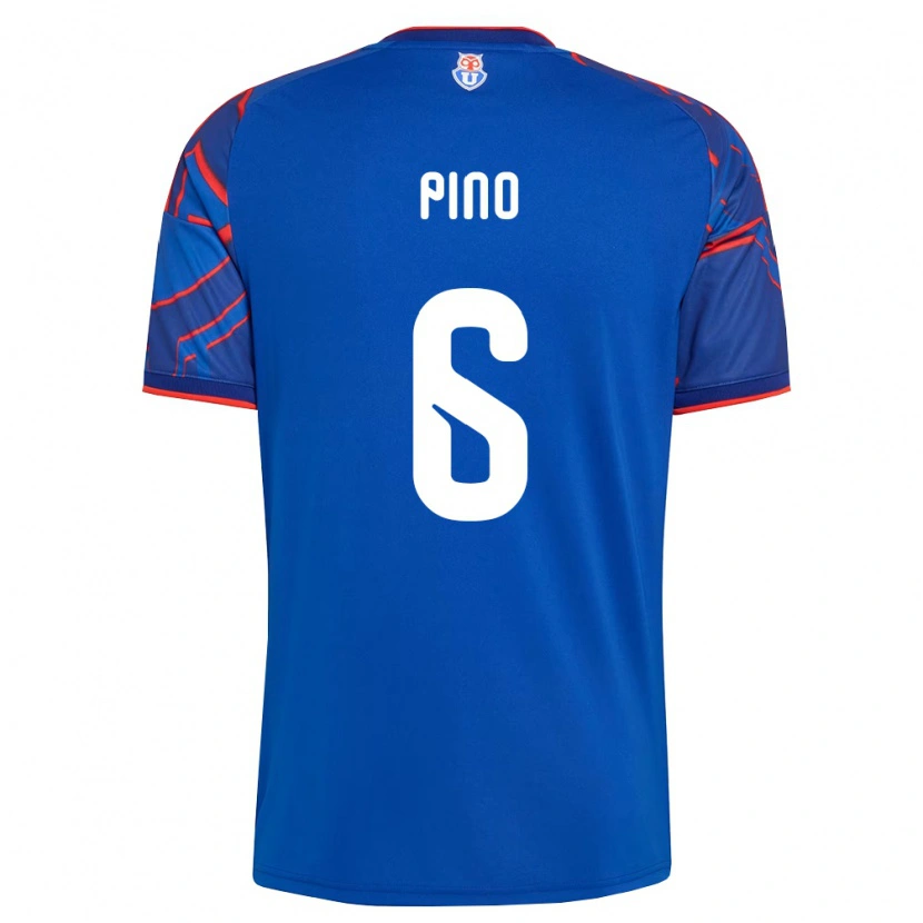 Danxen Criança Camisola Gisela Pino #6 Azul Real Vermelho Principal 2026/27 Camisa