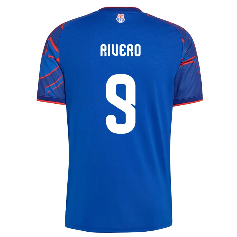 Danxen Criança Camisola Octavio Rivero #9 Azul Real Vermelho Principal 2026/27 Camisa