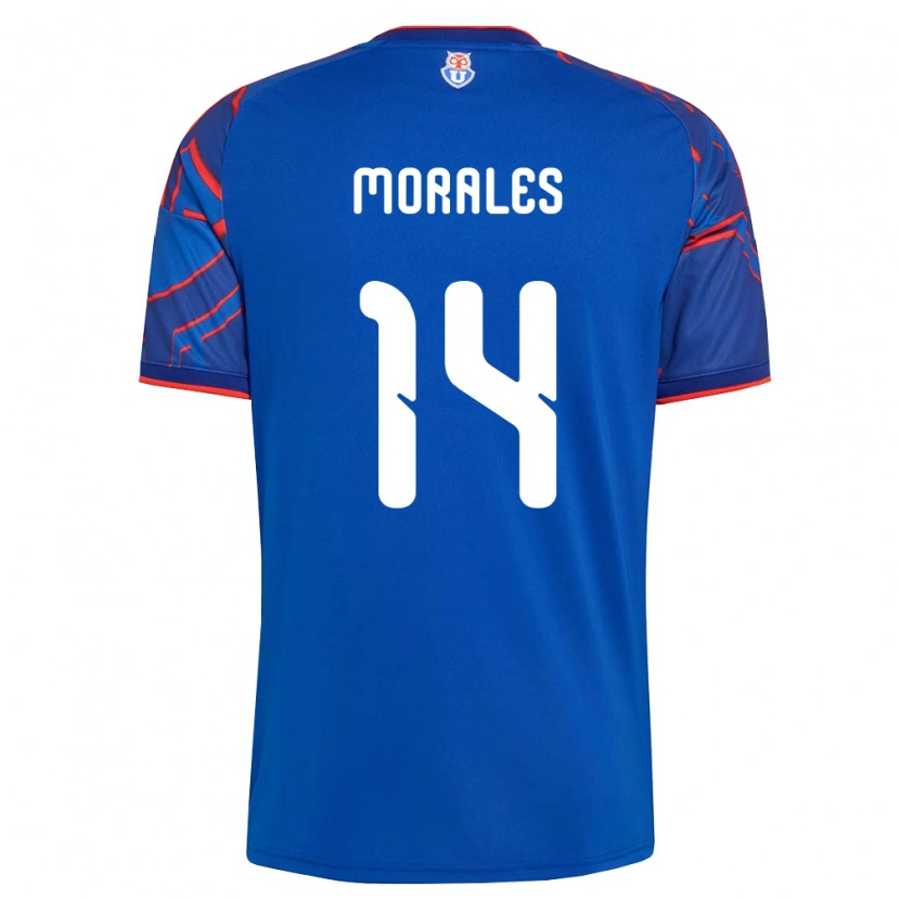 Danxen Criança Camisola Marcelo Morales #14 Azul Real Vermelho Principal 2026/27 Camisa