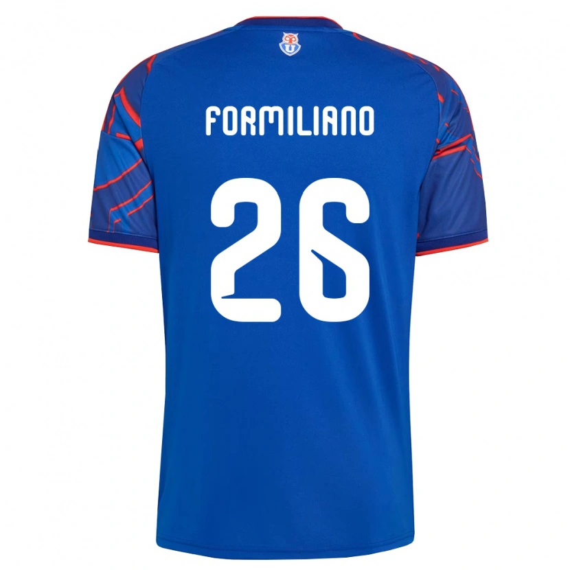Danxen Criança Camisola Fabricio Formiliano #26 Azul Real Vermelho Principal 2026/27 Camisa