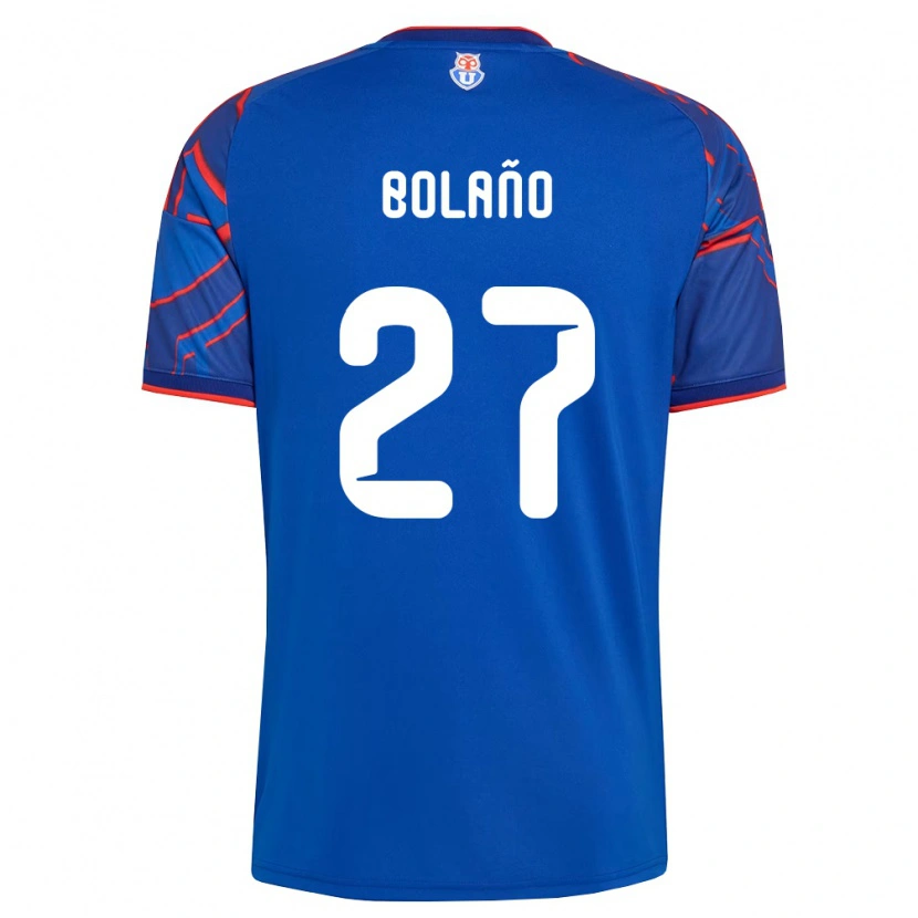 Danxen Criança Camisola Andrés Bolaño #27 Azul Real Vermelho Principal 2026/27 Camisa