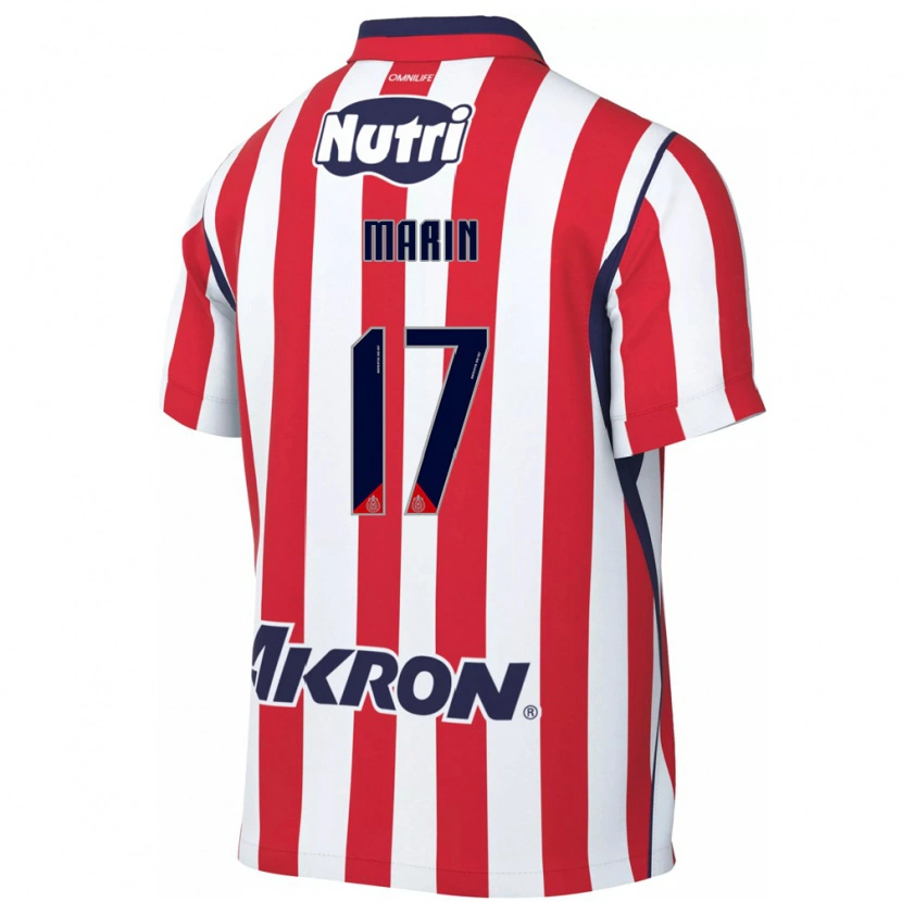 Danxen Criança Camisola Ricardo Marín #17 Vermelho Branco Principal 2026/27 Camisa