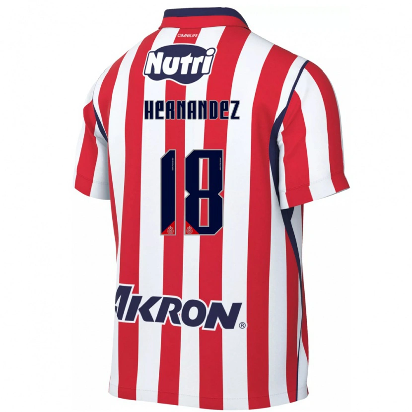Danxen Criança Camisola Montserrat Hernandez #18 Vermelho Branco Principal 2026/27 Camisa