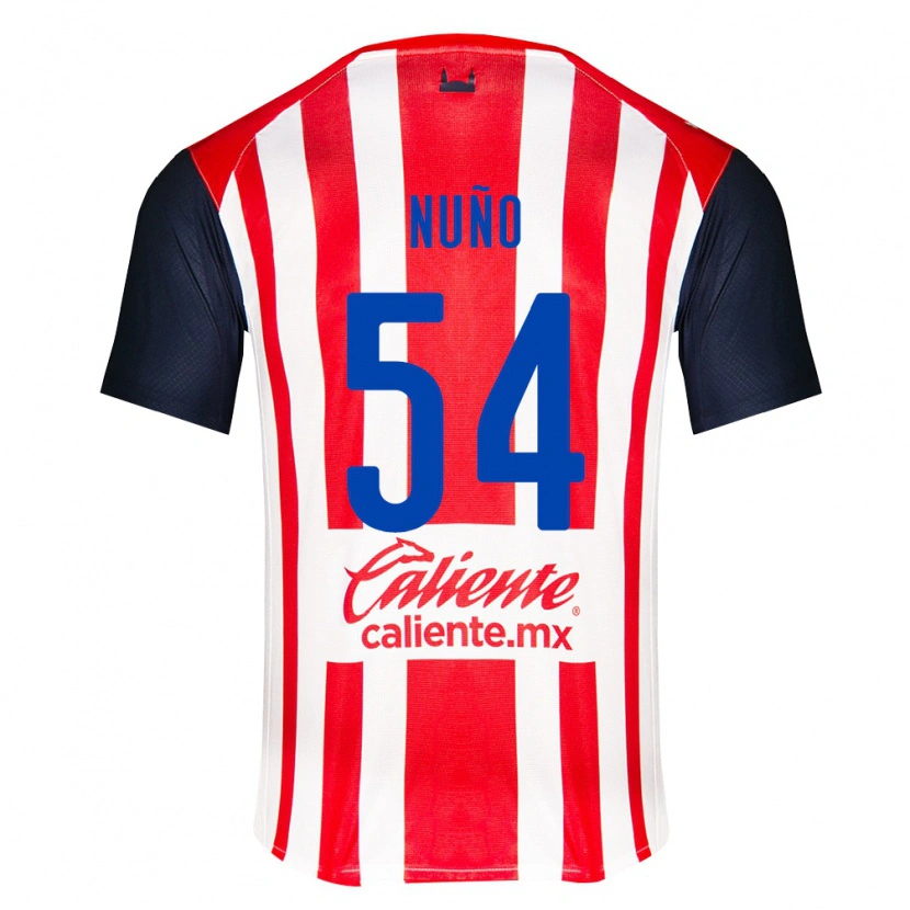 Danxen Criança Camisola Raúl Nuño #54 Vermelho Preto Branco Principal 2026/27 Camisa