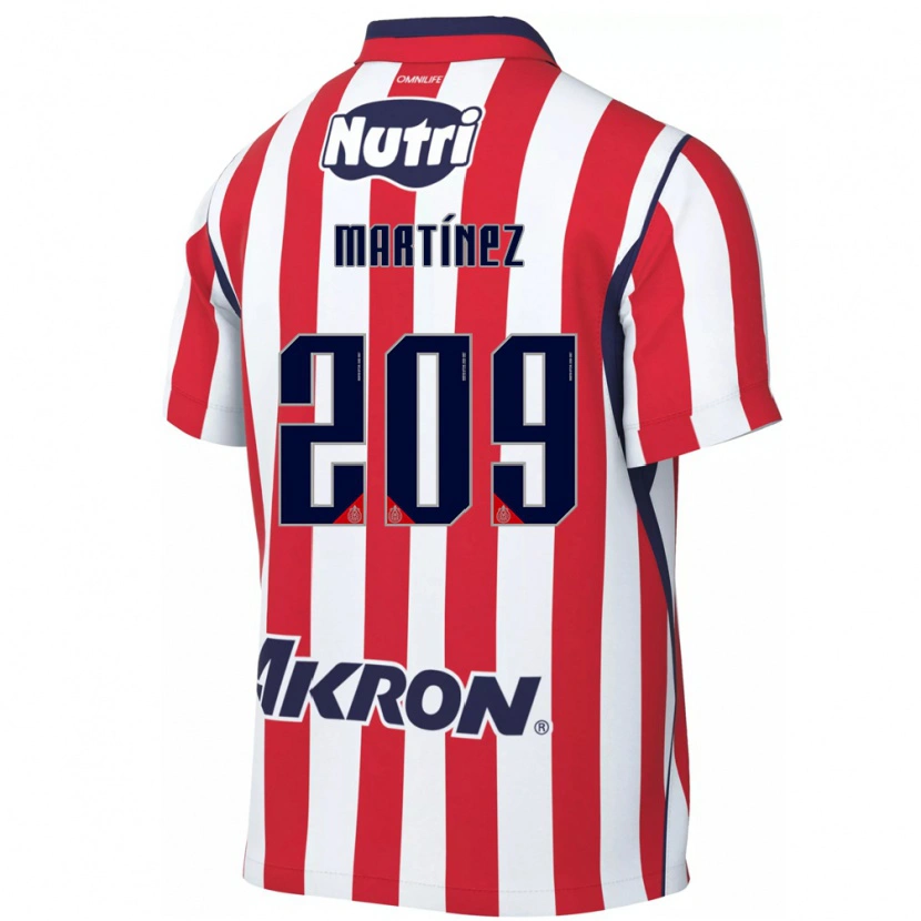 Danxen Criança Camisola Iván Martínez #209 Vermelho Branco Principal 2026/27 Camisa
