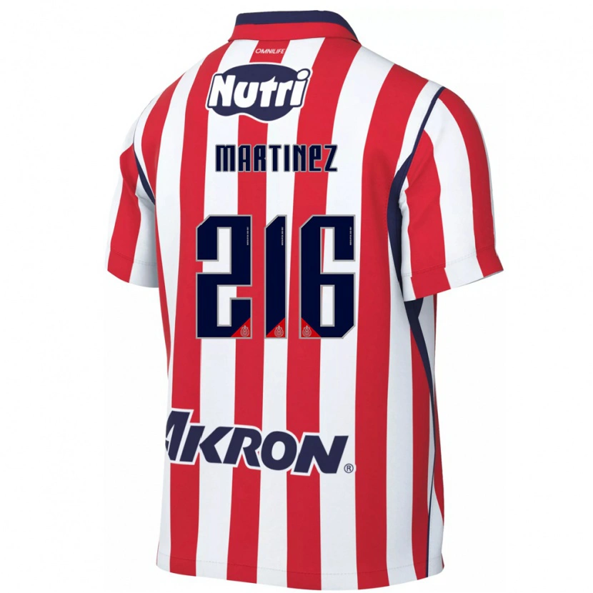 Danxen Criança Camisola Isaac Martínez #216 Vermelho Branco Principal 2026/27 Camisa