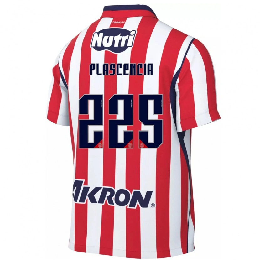 Danxen Criança Camisola Osvaldo Plascencia #225 Vermelho Branco Principal 2026/27 Camisa