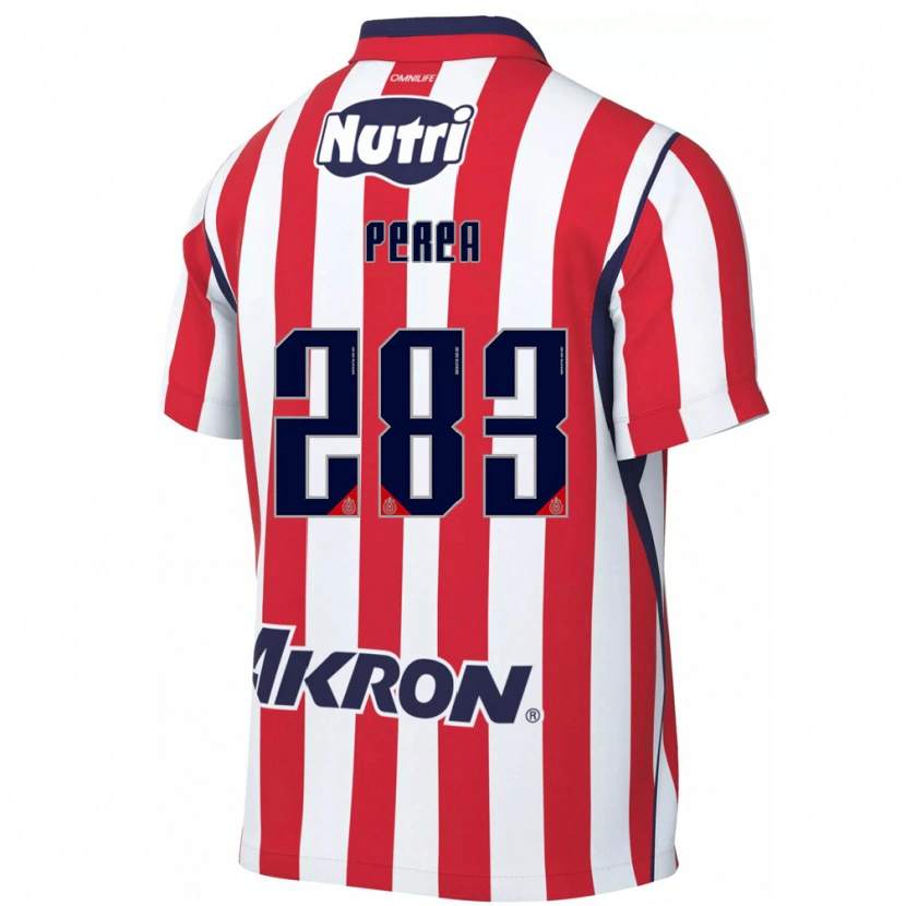 Danxen Criança Camisola José Perea #283 Vermelho Branco Principal 2026/27 Camisa