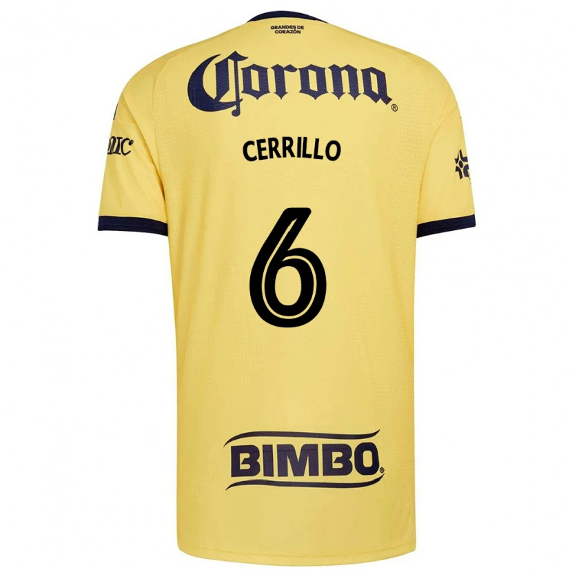 Danxen Criança Camisola Edwin Cerrillo #6 Amarelo Vermelho Preto Principal 2026/27 Camisa