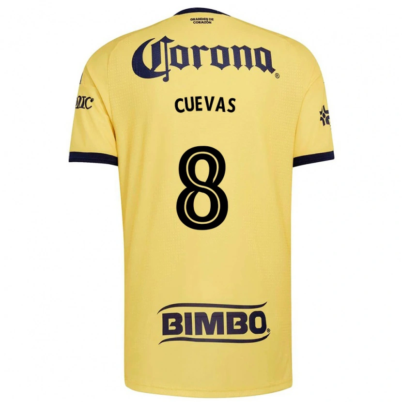 Danxen Criança Camisola Casandra Cuevas #8 Amarelo Vermelho Preto Principal 2026/27 Camisa
