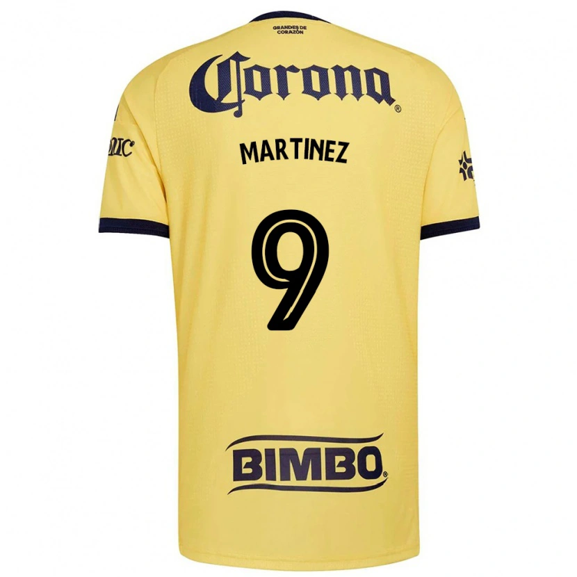 Danxen Criança Camisola Katty Martinez #9 Amarelo Vermelho Preto Principal 2026/27 Camisa