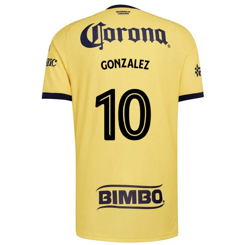 Danxen Criança Camisola Alison Gonzalez #10 Amarelo Vermelho Preto Principal 2026/27 Camisa
