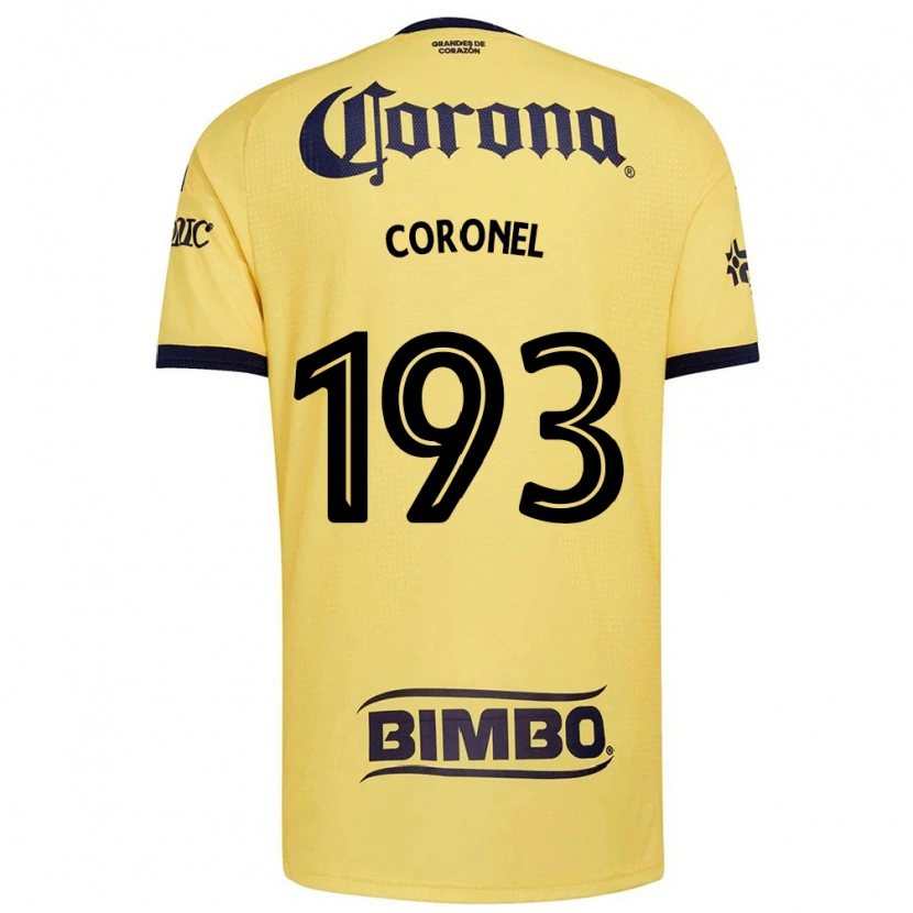Danxen Criança Camisola Ángel Coronel #193 Amarelo Vermelho Preto Principal 2026/27 Camisa
