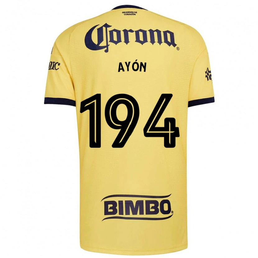 Danxen Criança Camisola César Ayón #194 Amarelo Vermelho Preto Principal 2026/27 Camisa