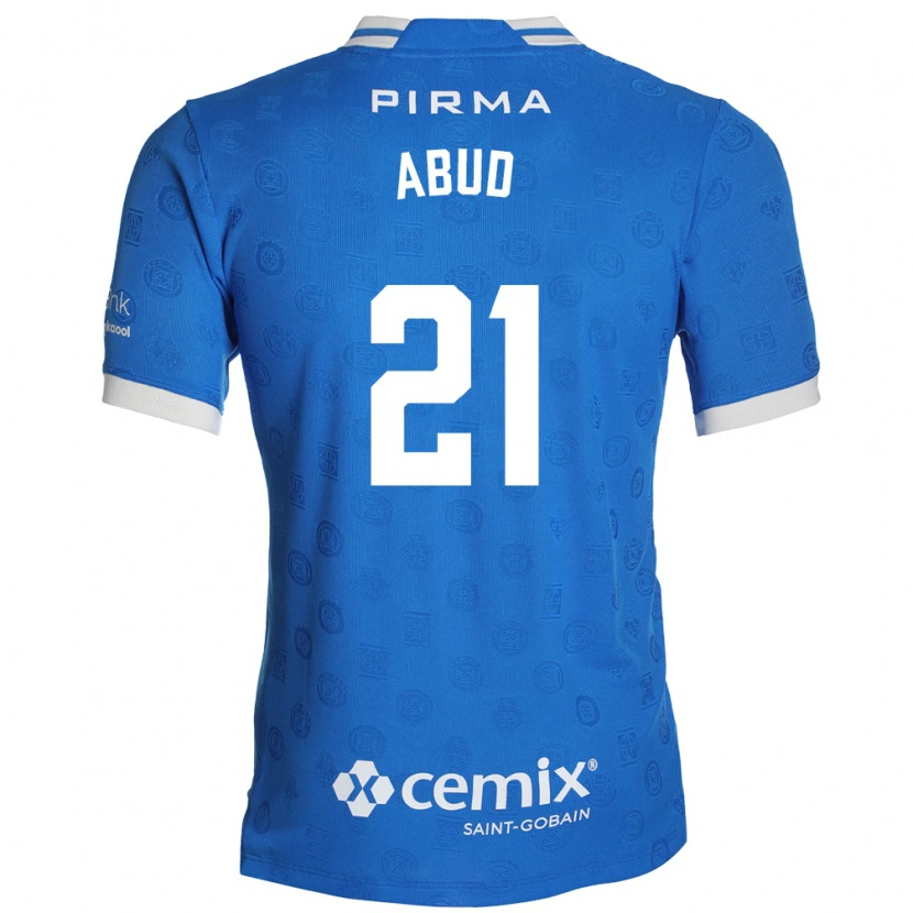Danxen Criança Camisola Karime Abud #21 Azul Branco Vermelho Principal 2026/27 Camisa