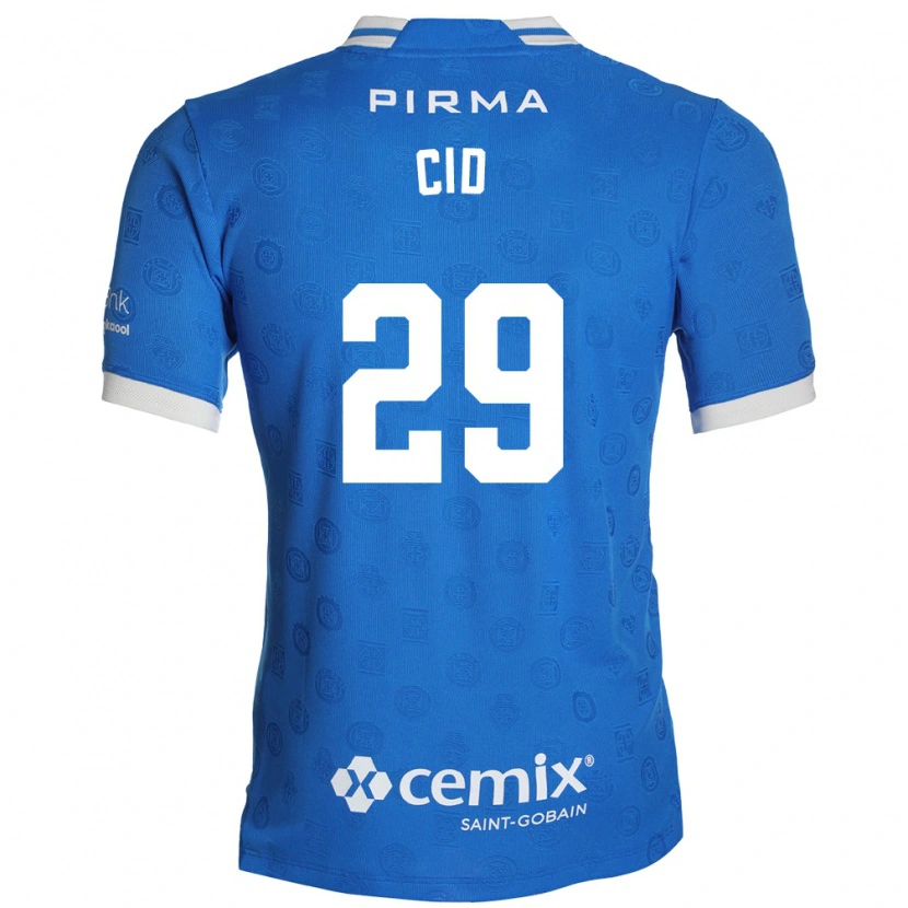 Danxen Criança Camisola Claudia Cid #29 Azul Branco Vermelho Principal 2026/27 Camisa