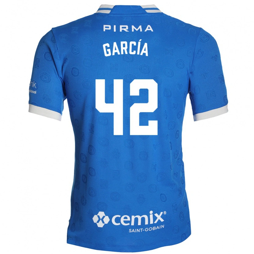 Danxen Criança Camisola Jorge García #42 Azul Branco Vermelho Principal 2026/27 Camisa