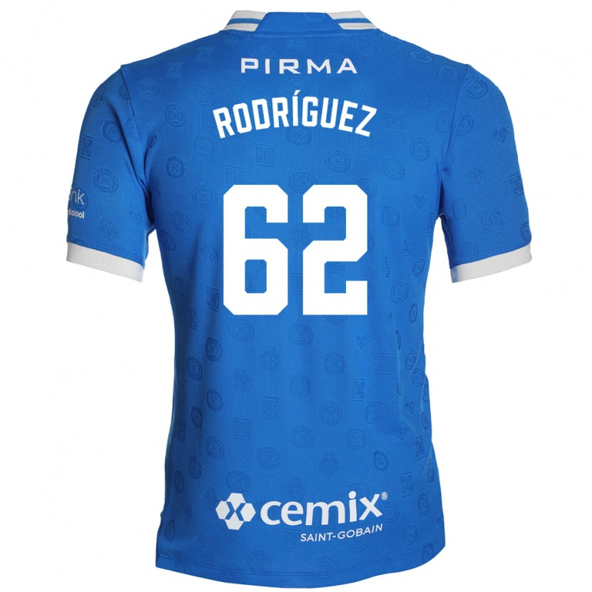Danxen Criança Camisola Emanuel Rodríguez #62 Azul Branco Vermelho Principal 2026/27 Camisa