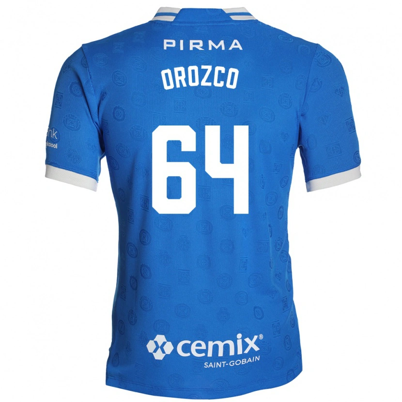Danxen Criança Camisola Fabrizzio Orozco #64 Azul Branco Vermelho Principal 2026/27 Camisa