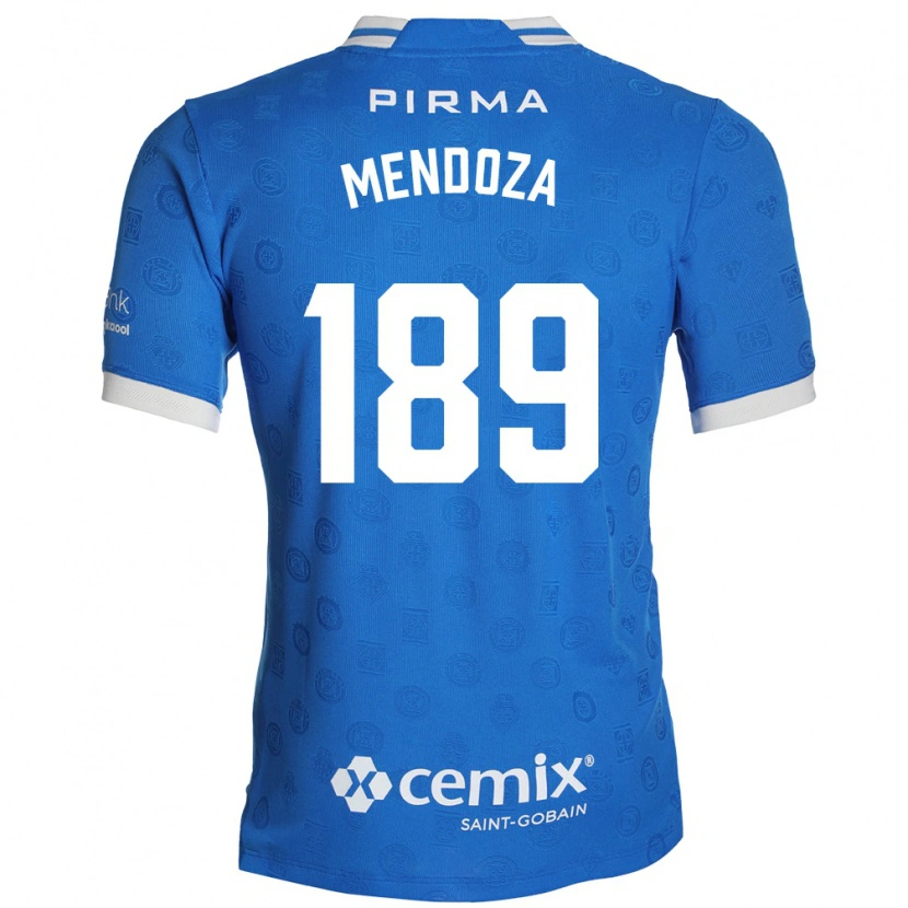 Danxen Criança Camisola José Mendoza #189 Azul Branco Vermelho Principal 2026/27 Camisa