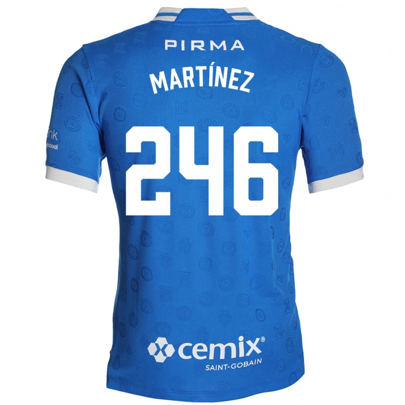 Danxen Criança Camisola Rey Martínez #246 Azul Branco Vermelho Principal 2026/27 Camisa