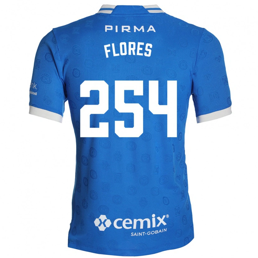 Danxen Criança Camisola Derek Flores #254 Azul Branco Vermelho Principal 2026/27 Camisa