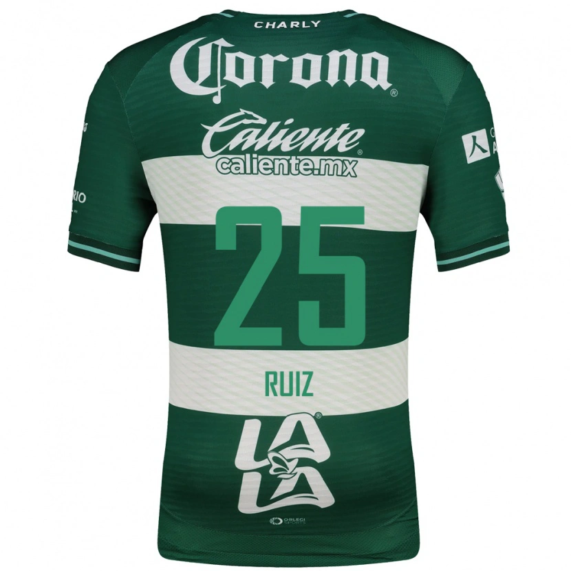 Danxen Criança Camisola Michel Ruiz #25 Verde Branco Principal 2026/27 Camisa