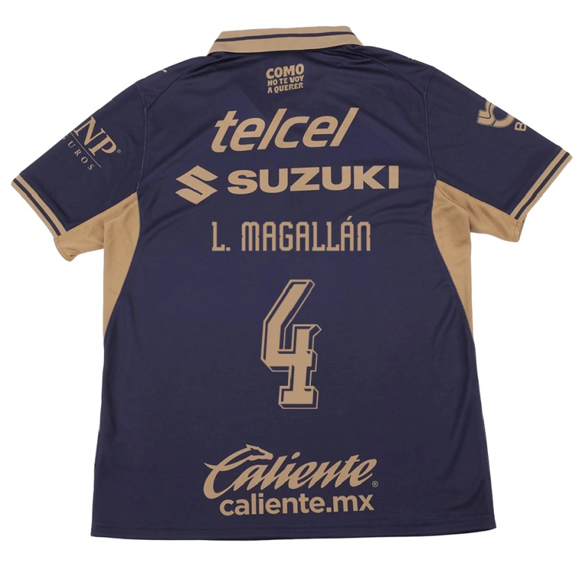 Danxen Criança Camisola Lisandro Magallan #4 Roxo Marrom Principal 2026/27 Camisa