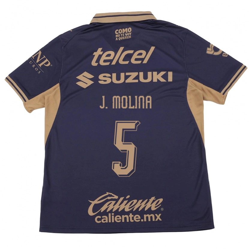Danxen Criança Camisola Jesús Molina #5 Roxo Marrom Principal 2026/27 Camisa