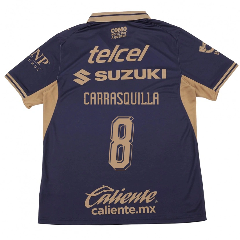 Danxen Criança Camisola Adalberto Carrasquilla #8 Roxo Marrom Principal 2026/27 Camisa