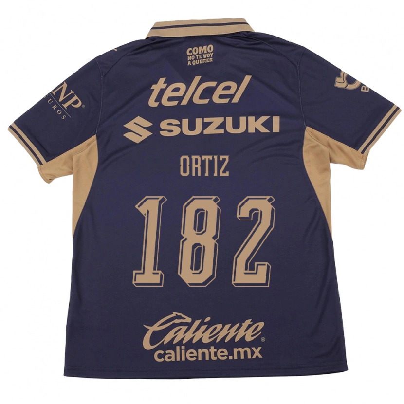 Danxen Criança Camisola Jorge Ortiz #182 Roxo Marrom Principal 2026/27 Camisa