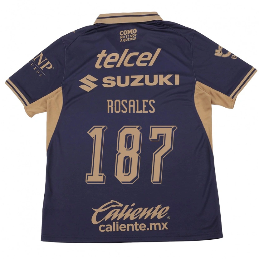 Danxen Criança Camisola Alonso Rosales #187 Roxo Marrom Principal 2026/27 Camisa
