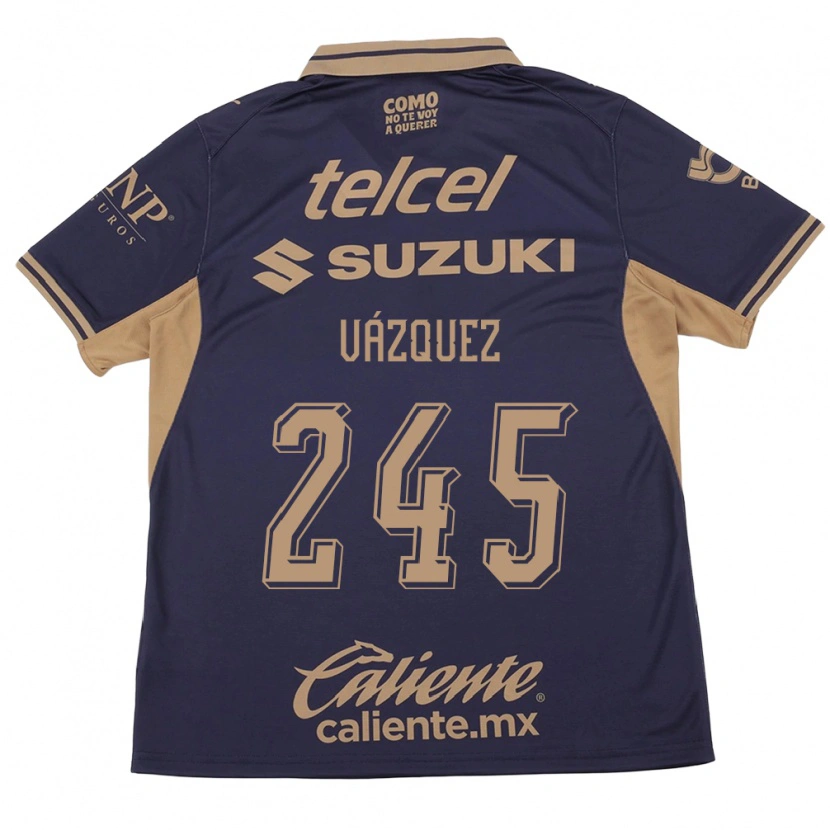 Danxen Criança Camisola Austin Vázquez #245 Roxo Marrom Principal 2026/27 Camisa