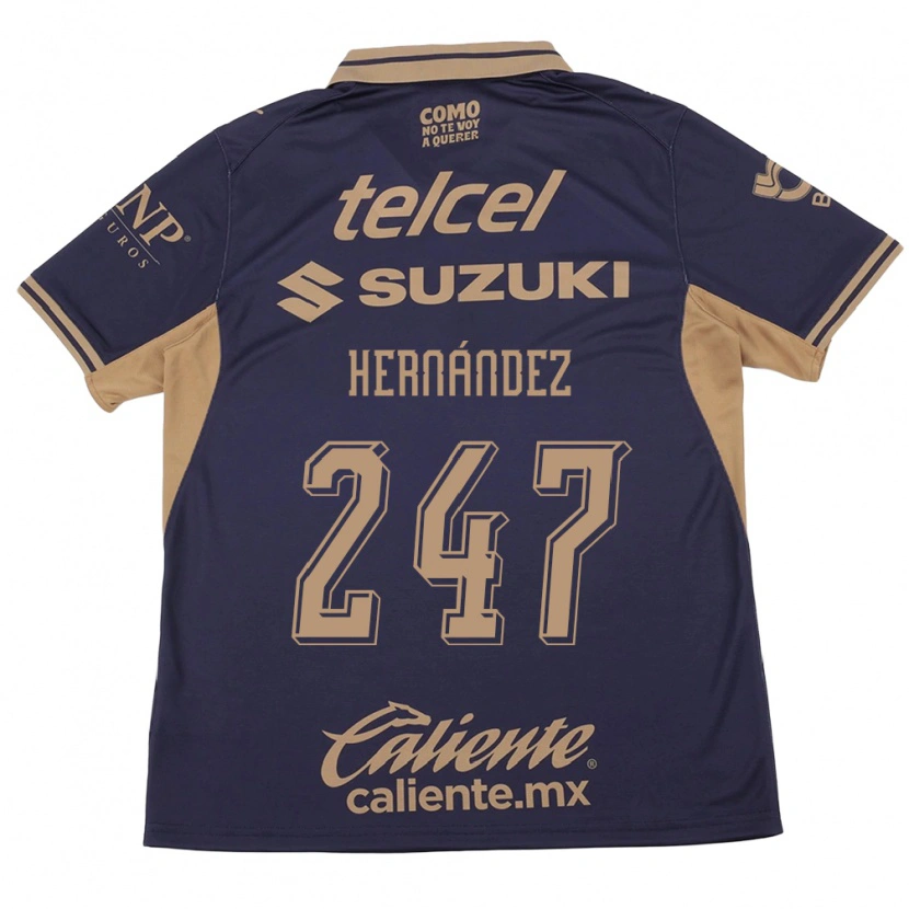 Danxen Criança Camisola Oswaldo Hernández #247 Roxo Marrom Principal 2026/27 Camisa