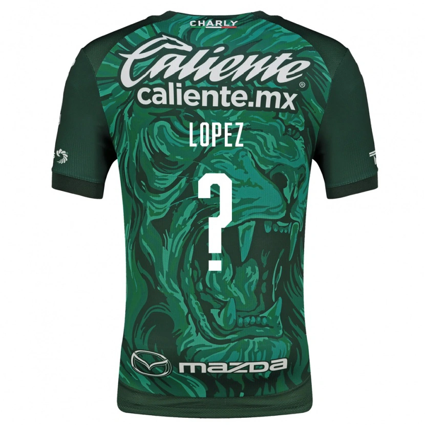 Danxen Criança Camisola Nicolas Lopez #0 Verde Preto Principal 2026/27 Camisa