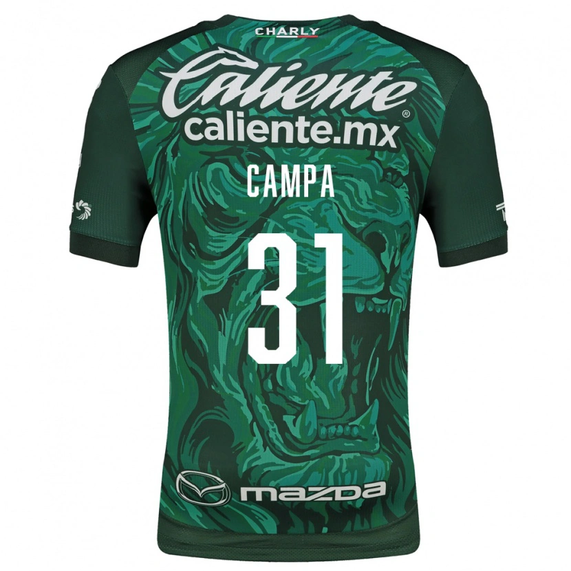 Danxen Criança Camisola Marlyn Campa #31 Verde Preto Principal 2026/27 Camisa