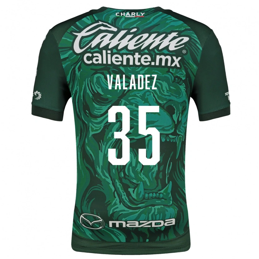 Danxen Criança Camisola Luis Valadez #35 Verde Preto Principal 2026/27 Camisa