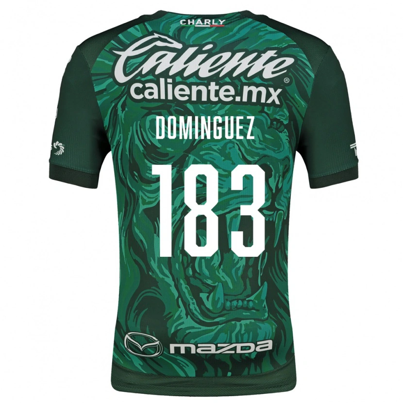 Danxen Criança Camisola Jesús Domínguez #183 Verde Preto Principal 2026/27 Camisa