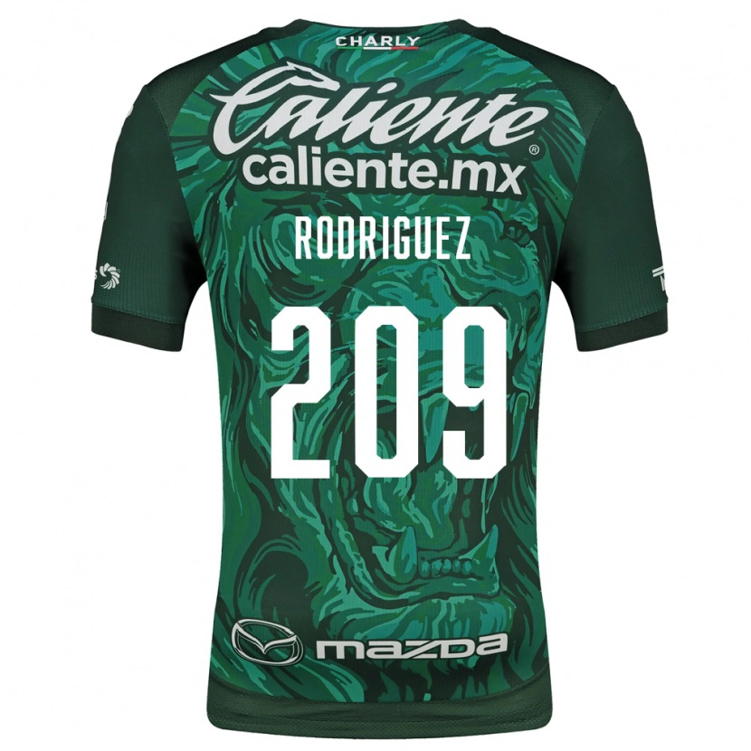 Danxen Criança Camisola Víctor Rodríguez #209 Verde Preto Principal 2026/27 Camisa