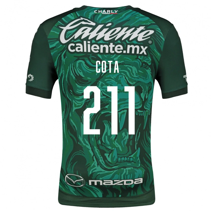 Danxen Criança Camisola Luis Cota #211 Verde Preto Principal 2026/27 Camisa
