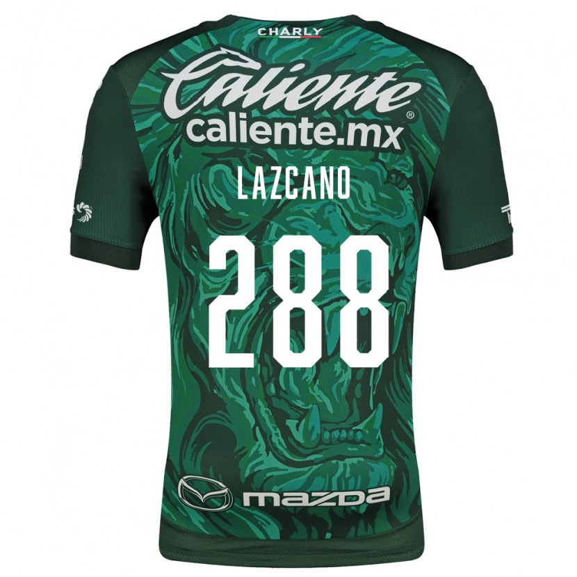 Danxen Criança Camisola Evan Lazcano #288 Verde Preto Principal 2026/27 Camisa