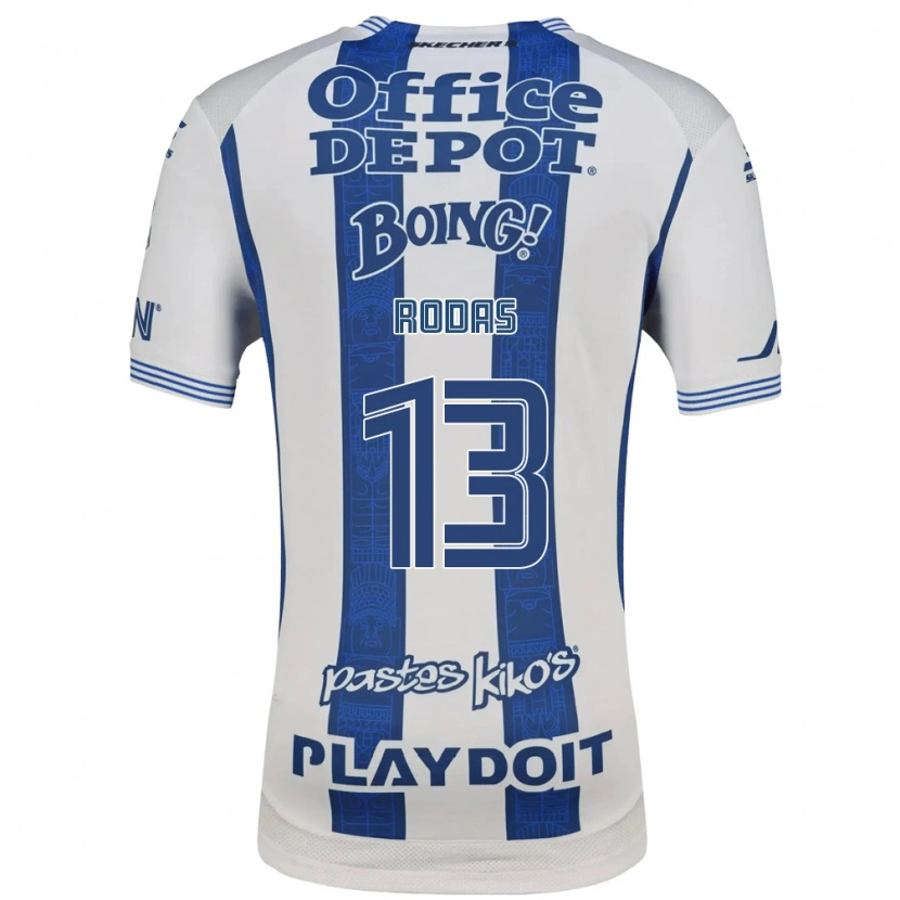 Danxen Criança Camisola Carlos Rodas #13 Branco Azul Marinho Principal 2026/27 Camisa